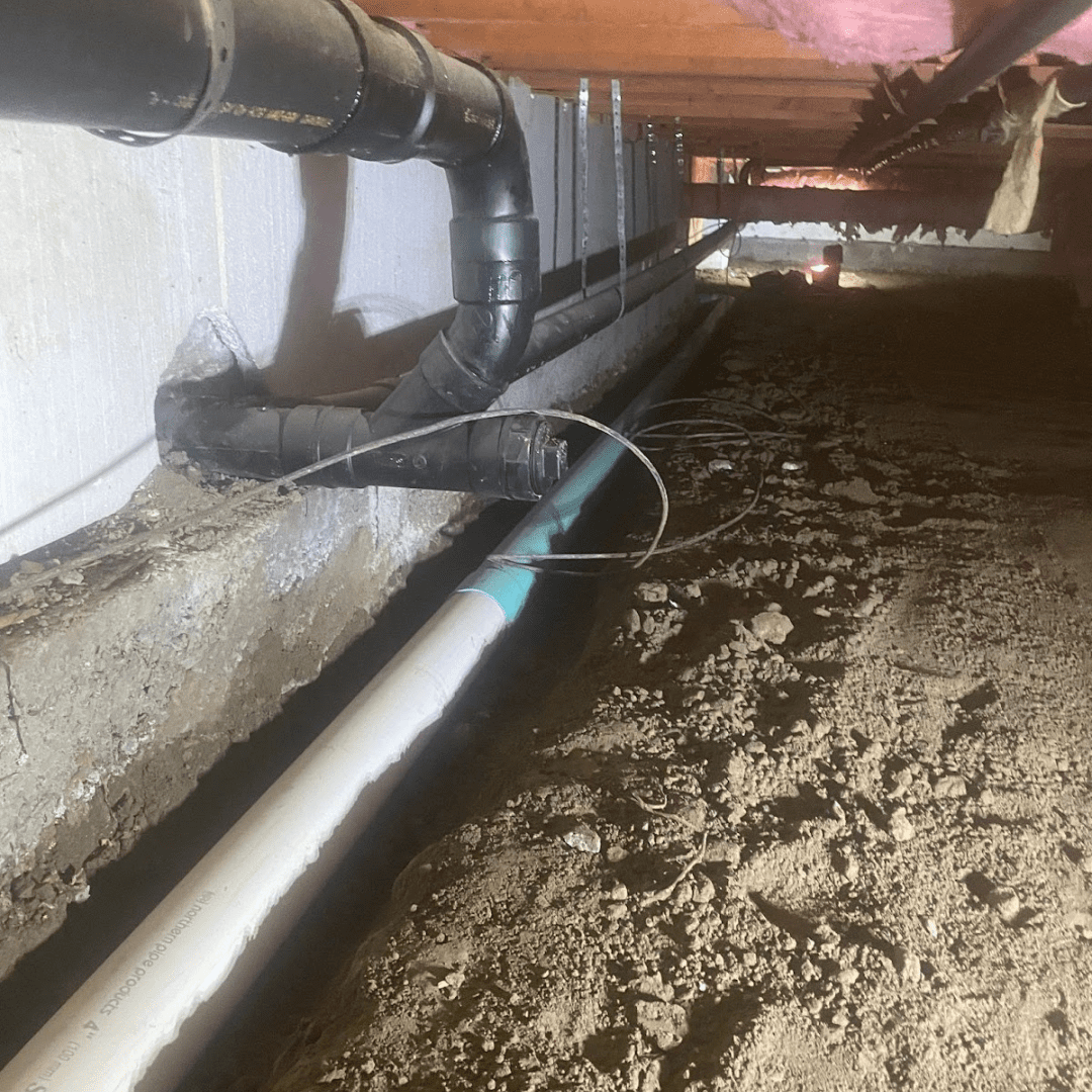crawl space water proofing