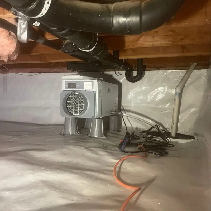 crawl space waterproofing after