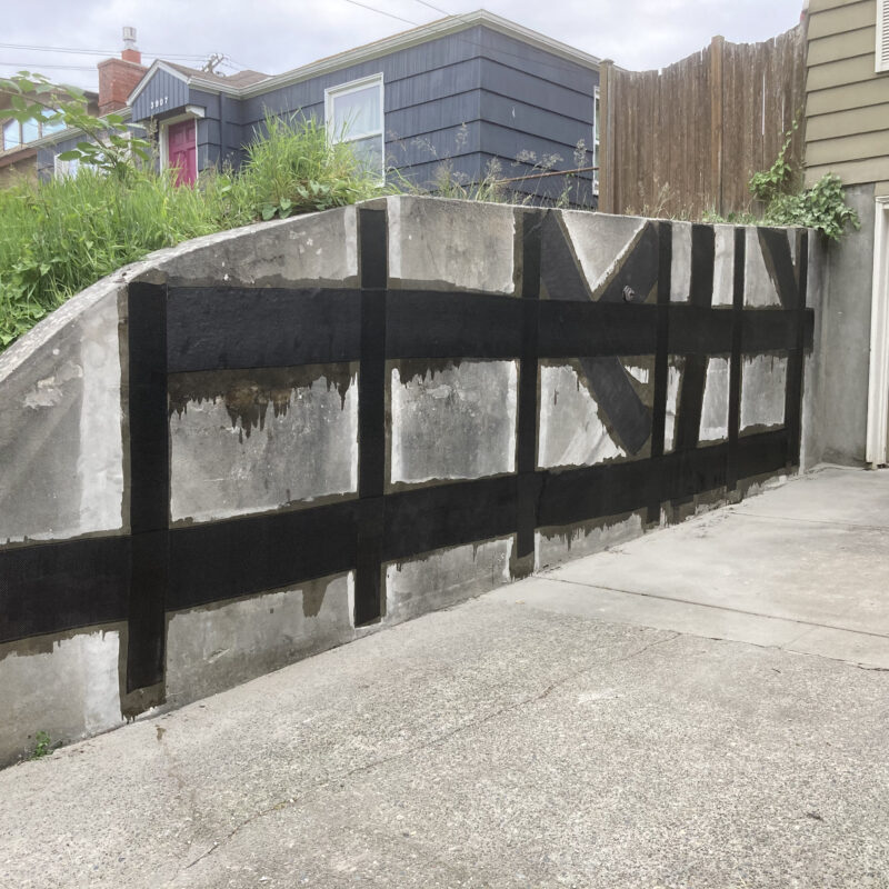 Carbon fiber reinforced retaining and seawalls | R&R Foundation Repair Specialist