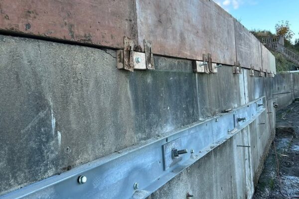 seawall repair finished