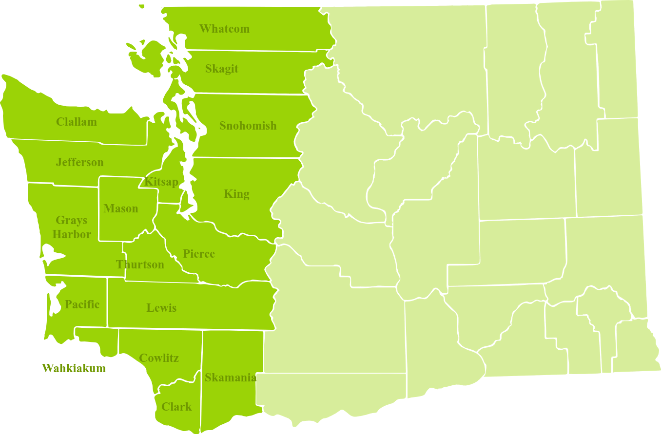 Serving western counties of Washington state.